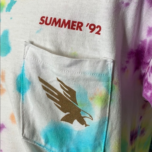 Vintage summer ‘92 Winston tie dye T-shirt L - Picture 4 of 6